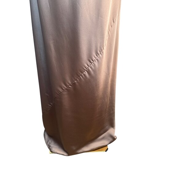 NWOT Show Me Your Mumu Large Taylor Tube Maxi Dress Dune Luxe Satin - Picture 9 of 16
